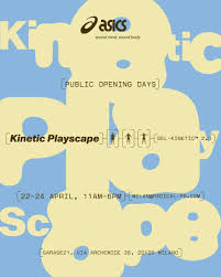 ASICS KINETIC PLAYSCAPE MILAN DESIGN WEEK 2026