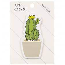 This cactus is like a symbol of my relationship with her. Cactus Sticky Memos Mod 7 Lazycat