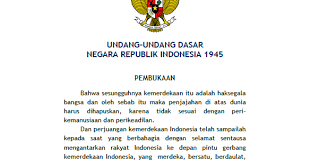 Check spelling or type a new query. Undang Undang Dasar Negara Republik Indonesia Tahun 1945 Kurikulum Pelajaran