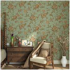 #victorian #turret #wallpaper #floral wallpaper #house #for sale #bossier city #louisiana #4800 sq ft #4 bedrooms #$455k. Blooming Wall Vintage Fresh Floral Birds Wallpaper Wallpaper Wall Mural For Livingro Vintage Floral Wallpapers Wallpaper Bedroom Vintage Green Floral Wallpaper
