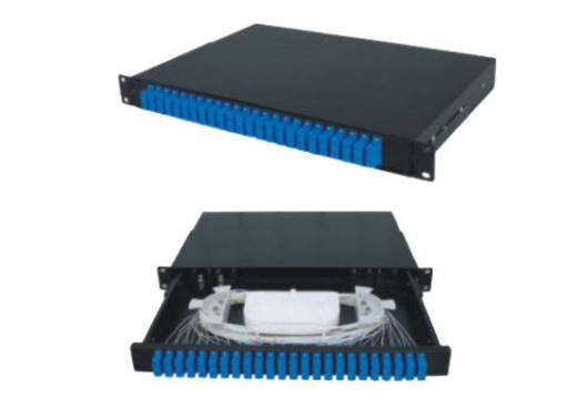 ODF 24 Core Fiber Sliding Type Optical Fiber Termination Box For Rack Mount