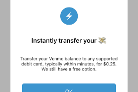 We did not find results for: Venmo Can Now Instantly Transfer Money To Your Debit Card For 25 Cents The Verge