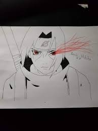 Since i have been uploading lessons based on your favorite characters in an easy manner, i thought i would fill a request and show ya'll how. Itachi Uchiha Drawing Naruto Amino
