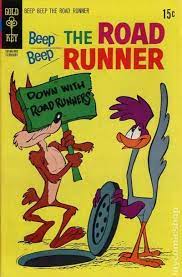 Coyote learns to speak, hires lobo to murder the road runner, and gets a special. Beep Beep The Road Runner 1966 Gold Key Comic Books