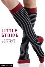 Little Stripe Compression Socks For Women Compression Socks Socks How To Wear