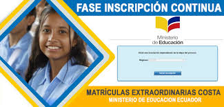 De esta manera arranca en forma el proceso de matrículas para 2021 en la ciudad. Inscripcion Continua Matriculas Extraordinarias Regimen Costa 2020 2021 Ministerio De Educacion Del Ecuador