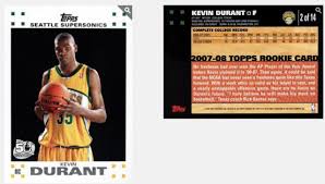 2007 topps kevin durant rookie card psa 9. 2007 Topps Kevin Durant Card Variations Collectors Universe