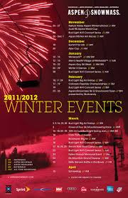 Aspen Colorado Calendar Of Events Calendar Design Events Calendar Design Event Calendar