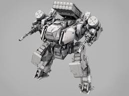3d Model Robot Mech Robots Concept Robot Cartoon