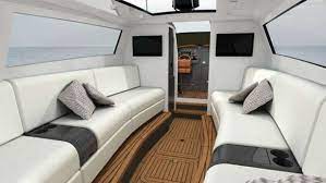 Limo Tender Interior Interior Design Work Yacht Design Interior Boat Interior