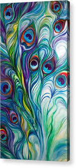 Feathers Peacock Abstract Acrylic Print By Marcia Baldwin Peacock Art Peacock Painting Modern Art Abstract