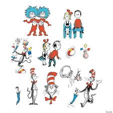 All images is transparent background and free download. Dr Seuss Character Bulletin Board Cutouts Oriental Trading