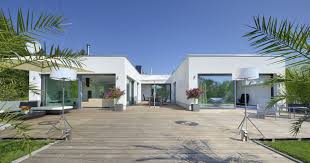 Bungalow In U Form Grundriss Bungalow Fertighaus Bungalow Haus Bungalow