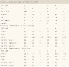 ted baker size chart best picture of chart anyimage org