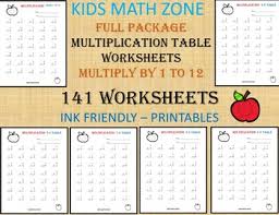 141 Multiplication Worksheets Printable 2nd Grade To 4th Grade Math Math Chart