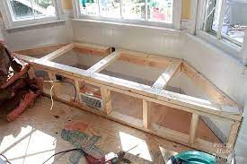 Building A Window Seat With Storage In A Bay Window Window Seat Storage Window Seat Kitchen Diy Window Seat