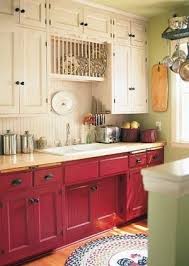 Kitchen Red Kitchen Cabinets Kitchen Cabinet Colors Kitchen Cabinets