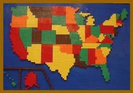 Usa Map Made Out Of Lego Blocks Www Burikmodeldesign Com Lego Art Usa Map Lego