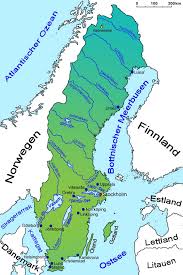 Dänemark ist eine konstitutionelle monarchie. Schweden Geografie Landkarte Lander Schweden Goruma