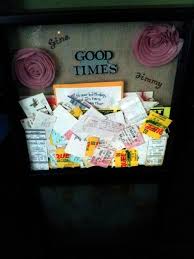 Birthday Shadow Box Ideas For Boyfriend Ticket Shadow Box Shadow Box Diy Shadow Box Perfect Gift For Girlfriend