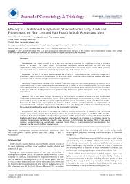 Prevents inflammation in the hair follicle, which is a common factor that contributes to hair loss provides added proteins and nutrients to the skin and hair follicles improves circulation in the scalp Pdf Efficacy Of A Nutritional Supplement Standardized In Fatty Acids And Phytosterols On Hair Loss And Hair Health In Both Women And Men
