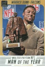 2018 Donruss Walter Payton Nfl Man Of The Year Wp 10 Warrick Dunn Falcons Donruss Atlantafalcons Walter Payton Warrick Dunn Nfl