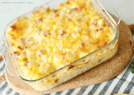 This recipe will become a breakfast favorite, packed with eggs, milk, bacon, hash. Easy Ham And Potato Casserole Recipe Somewhat Simple