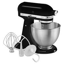 A wide foot helps it to be stable while mixing. Kitchenaid Tilt Head Stand Mixer 3 78 L 10 Speed Black K45ssob Rona