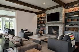 There is far more to this particular traditional decorating style than shiplap & barn doors. 75 Beautiful Farmhouse Living Room Pictures Ideas July 2021 Houzz