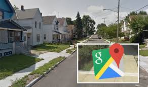 To do that, just hit the small horizontal back arrow or the red location pin on the top left corner. Google Maps Street View Embarrassing Moment For Young Boy On His Bike As He Outruns Car Travel News Travel Express Co Uk