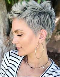 Thick straight hair looks so beautiful in a solid color when there are textured layers involved. 20 Ideas Of Short Hairstyles For Women Over 50 Explore Dream Discover Blog Short Sassy Haircuts Short Hair Styles Pixie Very Short Hair