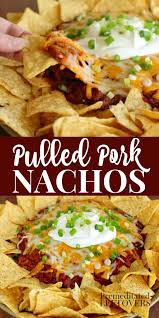 This Pulled Pork Nachos Recipe Is A Delicious Twist On Traditional Nachos You Use S Pulled Pork Leftover Recipes Pulled Pork Recipes Pulled Pork Nachos Recipe