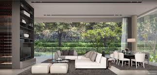 Cluny Park Residence生活和餐厅in 2020 Outdoor Furniture Sets Interior Architecture Model Homes