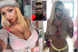 Mario Balotelli caught out chatting up busty model Katja Krasavice ...