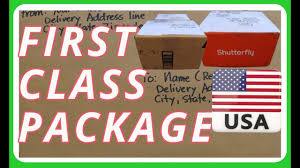 How To Ship And Mail First Class Package Thru United States Post Offic In 2020 The Unit Class Packaging