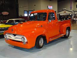 Image result for Gold Comet Orange 1955 Truck