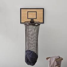 Shop spalding's adjustable residential basketball hoops & goals. Basketball Hoop Over The Door Laundry Hamper Pottery Barn Teen