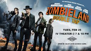 Nothing more fun than fending off the undead with your friends. Free Tuesday Film Zombieland Double Tap As Program Board