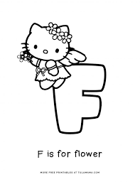Patrick's day printables are a fun way to celebrate the wearing o' the green. Free Hello Kitty Printables And Abc Coloring Pages Tulamama