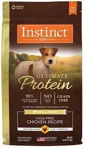 Instinct Ultimate Protein Small Breed Grain Free Cage Free Chicken Recipe Natural Dry Dog Food By Natures Va Free Chicken Recipes Dog Food Recipes Dry Dog Food