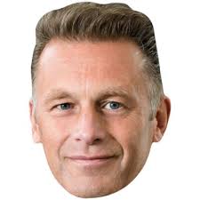 Chris Packham (Smile) Celebrity Mask, Flat Card Face, Fancy Dress Mask