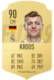 نُشر في يناير 12, 2021 بواسطة. Toni Kroos Fifa 19 Rating Card Price