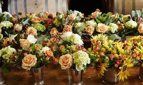 Farmhouse glass jug/lambs ear centerpiece/vintage vase/farmhouse wedding decor/ floral centerpiece/farmhouse centerpiece/table centerpiece. Summer Floral Arrangements Ideas For Home With Orange Flowers
