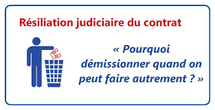 Le contrat de travail est exécuté sous l'autorité de l'employeur qui dispose ainsi de pouvoirs (2.). La Resiliation Judiciaire Du Contrat De Travail Aux Torts De L Employeur