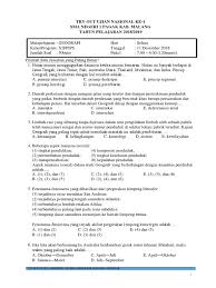 Dua buah mobil a dan b bergerak berlawanan arah dengan kecepatan yang sama 30 m/s , jika massa mobil a 500kg dan mobil b 1000 kg, berapakah kecepatan mobil a, jika setelah tumbukan kedua mobil menjadi satu, dan. Naskah Soal Try Out Un Ke 1 Geo Xii Pips Smapa Kab Mlg 2018 2019 Iswahyudiharto