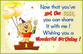 Maybe you would like to learn more about one of these? Happy 50th Birthday Messages In English