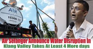 Please be informed there will be water disruption by syarikat bekalan air selangor sdn bhd (syabas) for critical maintenance works, starting from 9.00 am today (6th of march 2018). Air Selangor Announce Water Disruption In Klang Valley Takes At Least 4 More Days Everydayonsales Com News