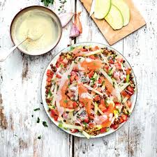 Envie D Un Bon Repas Sans Cuisiner Pendant Des Heures Notre Recette Wwvs Meal Name Est Tre Salade Lentilles Saumon Repas Sans Cuisiner Salade De Lentilles