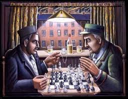 The Chess Players P J Crook Define Art Chess Game Chess