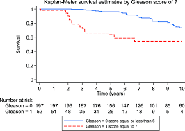 Kaplan Meier Survival Estimates For Patients With Gleason 6 And Gleason Download Scientific Diagram